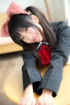 amaguri_irufu blouse hairbow ponytail sailor_uniform scarf_tie school_uniform rating:Safe score:0 user:pixymisa