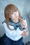 blouse bowtie cosplay momoiro_meroikku pleated_skirt pocky sailor_uniform school_uniform shinomiya_masaki skirt suu rating:Safe score:0 user:pixymisa