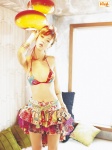 bikini_top cleavage flowers hoshino_aki miniskirt skirt swimsuit rating:Safe score:0 user:nil!