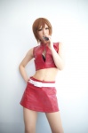 asaka_kei bra cosplay croptop default_costume meiko microphone miniskirt skirt vest vocaloid rating:Safe score:0 user:nil!