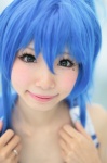 ahoge blue_hair cosplay himemiya_mahore izumi_konata lucky_star rating:Safe score:0 user:pixymisa