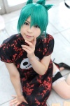 cosplay garters green_hair katou_mari qipao shaman_king tao_jun rating:Safe score:1 user:nil!