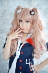 ai_(iv) blonde_hair blouse choker cosplay danganronpa enoshima_junko tie twintails vest rating:Safe score:2 user:nil!