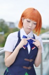 blouse cosplay kaieda_kae nanami_haruka_(uta_no_prince-sama) orange_hair pleated_skirt school_uniform skirt uta_no_prince-sama vest rating:Safe score:0 user:nil!