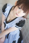 apron bathroom cleavage cosplay dress hairband maid maid_uniform original shizuku wet rating:Safe score:10 user:nil!
