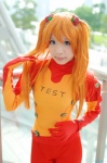 bodysuit cosplay gloves neon_genesis_evangelion orange_hair plugsuit rebuild_of_evangelion soryu_asuka_langley test_plugsuit twintails zero_inch rating:Safe score:0 user:nil!