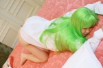 ass bed cc coa code_geass cosplay dress_shirt green_hair rating:Safe score:3 user:nil!