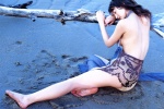 ass beach bikini_bottom dress komatsu_ayaka moon_doll open_clothes sideboob swimsuit teddy rating:Safe score:0 user:nil!