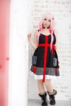 cosplay dress guilty_crown hair_clip miiko pink_hair ribbons twintails wristband yuzuriha_inori rating:Safe score:0 user:Kryzz
