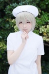 cosplay dress mahiru nurse nurse_cap nurse_uniform silver_hair tagme_character tagme_series rating:Safe score:0 user:nil!