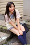 blouse bookbag dgc_0877 kneesocks minagawa_natsumi pleated_skirt school_uniform skirt sweater_vest rating:Safe score:0 user:nil!
