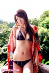 ando_sayaka bikini cleavage open_robe robe swimsuit rating:Safe score:2 user:nil!