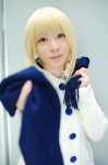blonde_hair coat cosplay fate/series fate/stay_night maropapi saber scarf rating:Safe score:0 user:nil!