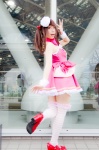 cosplay dress idolmaster idolmaster_cinderella_girls konoha thighhighs totoki_airi twintails zettai_ryouiki rating:Safe score:3 user:nil!