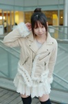 coat cosplay miniskirt original ponytail ricchun skirt thighhighs tshirt zettai_ryouiki rating:Safe score:0 user:nil!