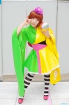 cosplay hairband kanoko nagatsuki pop'n_music red_hair striped thighhighs yukata rating:Safe score:0 user:nil!