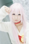 choker cosplay heterochromia k neko_(k) pink_hair seri sweater rating:Safe score:0 user:pixymisa