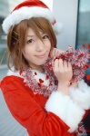 cosplay dress hirasawa_yui k-on! santa_costume shiina_yun stocking_cap rating:Safe score:0 user:nil!