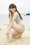 akiyama_rina barefoot beach bikini ocean side-tie_bikini swimsuit ys_web_345 rating:Safe score:0 user:nil!