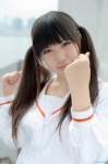 cosplay minami_kana minami-ke minatsuki_naru sailor_uniform school_uniform twintails rating:Safe score:0 user:nil!