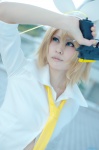blonde_hair blouse cosplay gun hairbow kagamine_rin souki_ryou tagme_song tie vocaloid rating:Safe score:0 user:nil!