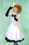 cosplay dress hirasawa_yui komaki_yun k-on! striped thighhighs rating:Safe score:0 user:nil!