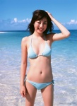 bikini cleavage ocean side-tie_bikini sugimoto_yumi swimsuit wet rating:Safe score:0 user:EVANGELION