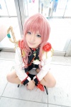 cosplay pantyhose pink_hair revolutionary_girl_utena saya sword tenjou_utena uniform rating:Safe score:0 user:nil!