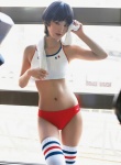 bikini_bottom croptop sasaki_nozomi swimsuit tank_top thighhighs towel wet rating:Safe score:5 user:nil!