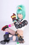 blue_hair boots bulma cosplay dragonball gloves goggles high_heels jeans panties tagme_model torn_clothes tshirt rating:Safe score:1 user:Lain
