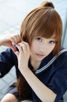 cosplay himezaki_reika ichigo_100 kitaoji_satsuki pleated_skirt ponytail sailor_uniform school_uniform skirt rating:Safe score:0 user:nil!