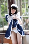 apron costume maid maid_uniform ojousama panties skirt skirt_lift rating:Safe score:1 user:akiba-kun