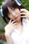 blouse cosplay going_my_yui_style hair_ribbons hoshiuta kuroda_yui shino_kei rating:Safe score:0 user:nil!