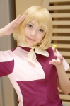 blonde_hair blouse cosplay gundam kaieda_kae mobile_suit_gundam sayla_mass rating:Safe score:1 user:nil!