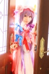 amatsuka_miyu cosplay dress hat patchouli_knowledge purple_hair robe touhou rating:Safe score:0 user:nil!