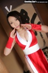 cleavage cosplay gauntlets hairbow kimono king_of_fighters kunoichi panties saku shiranui_mai rating:Safe score:0 user:nil!