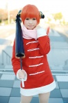 cosplay gintama hair_pods kagura mandarin_suit pantyhose red_hair scarf shirayuki_himeno rating:Safe score:1 user:nil!