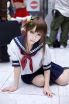 cosplay ichigo_100 kagami_sou kitaoji_satsuki pantyhose pleated_skirt sailor_uniform school_uniform skirt rating:Safe score:1 user:nil!