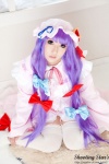 cosplay dress hat patchouli_knowledge purple_hair robe saku sweet_garden thighhighs touhou zettai_ryouiki rating:Safe score:0 user:nil!