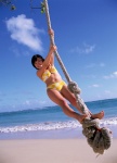 beach bikini cleavage komukai_minako ocean swimsuit swing ys_web_128 rating:Safe score:1 user:nil!