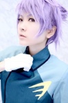 cosplay gloves gundam gundam_00 purple_hair revive_revival tagme_model rating:Safe score:0 user:CC