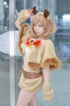 antlers blonde_hair cosplay mamitan original shawl shorts tubetop rating:Safe score:3 user:nil!