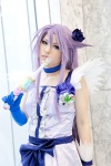 baton bow choker cosplay cure_moonlight dress flower heartcatch_precure! mitsuto one_elbow_glove pretty_cure purple_hair tsukikage_yuri rating:Safe score:0 user:pixymisa