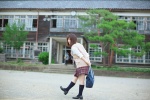 blouse bookbag kneesocks misoshiru pleated_skirt school_uniform skirt sweater_vest rating:Safe score:0 user:nil!