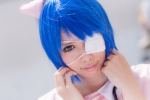 akane_ruka blue_hair cosplay eyepatch ikkitousen nurse nurse_cap nurse_uniform ryomou_shimei stethoscope rating:Safe score:1 user:pixymisa