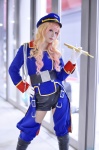 band_uniform blazer boots chaps cosplay gloves hat macross macross_frontier microphone multi-colored_hair sae sheryl_nome shorts rating:Safe score:1 user:nil!