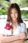 bikini_top blouse cleavage dgc_0971 open_clothes sayama_ayaka school_uniform swimsuit rating:Safe score:0 user:nil!