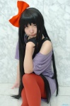 akiyama_mio cosplay hairbow k-on! one_glove pantyhose tank_top tshirt uu rating:Safe score:1 user:nil!