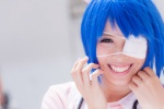 akane_ruka blue_hair cosplay eyepatch ikkitousen nurse nurse_cap nurse_uniform ryomou_shimei stethoscope rating:Safe score:1 user:pixymisa