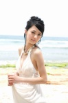 aizawa_rina beach cleavage dress dress_lift ocean ys_web_467 rating:Safe score:0 user:nil!